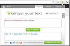 Ginger Spell and Grammar Checker